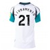 Maillot de foot Newcastle United Tino Livramento #21 Extérieur vêtements Femmes 2024-25 Manches Courtes